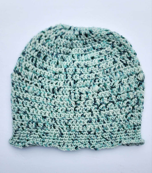 light blue Barn beanie