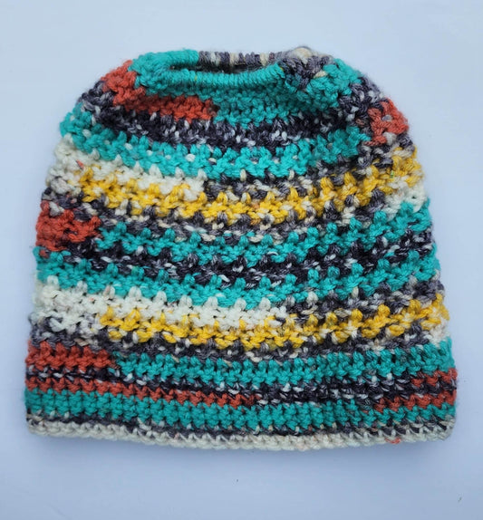 Teal Barn Beanie