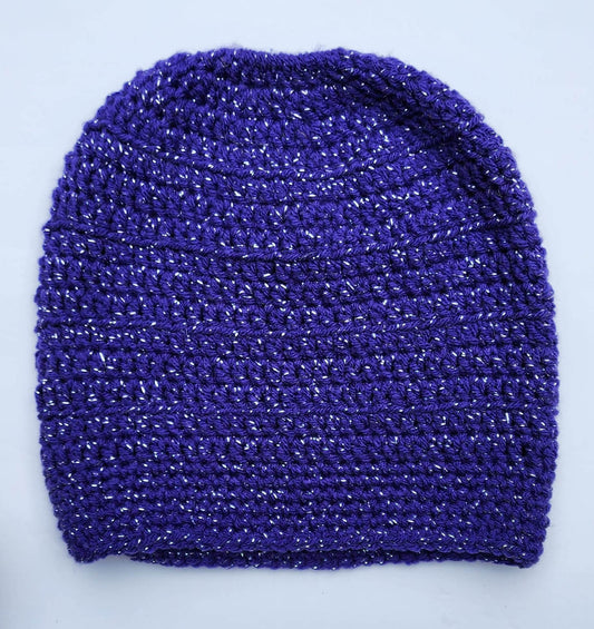 Purple Shine Barn Beanie